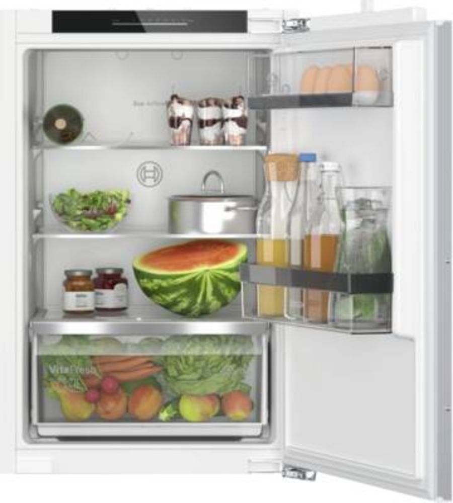 Bosch KIR21ADD1 Serie 6 Einbau-Kühlschrank ohne Gefrierfach, 88cm Flachscharnier mit Softeinzug