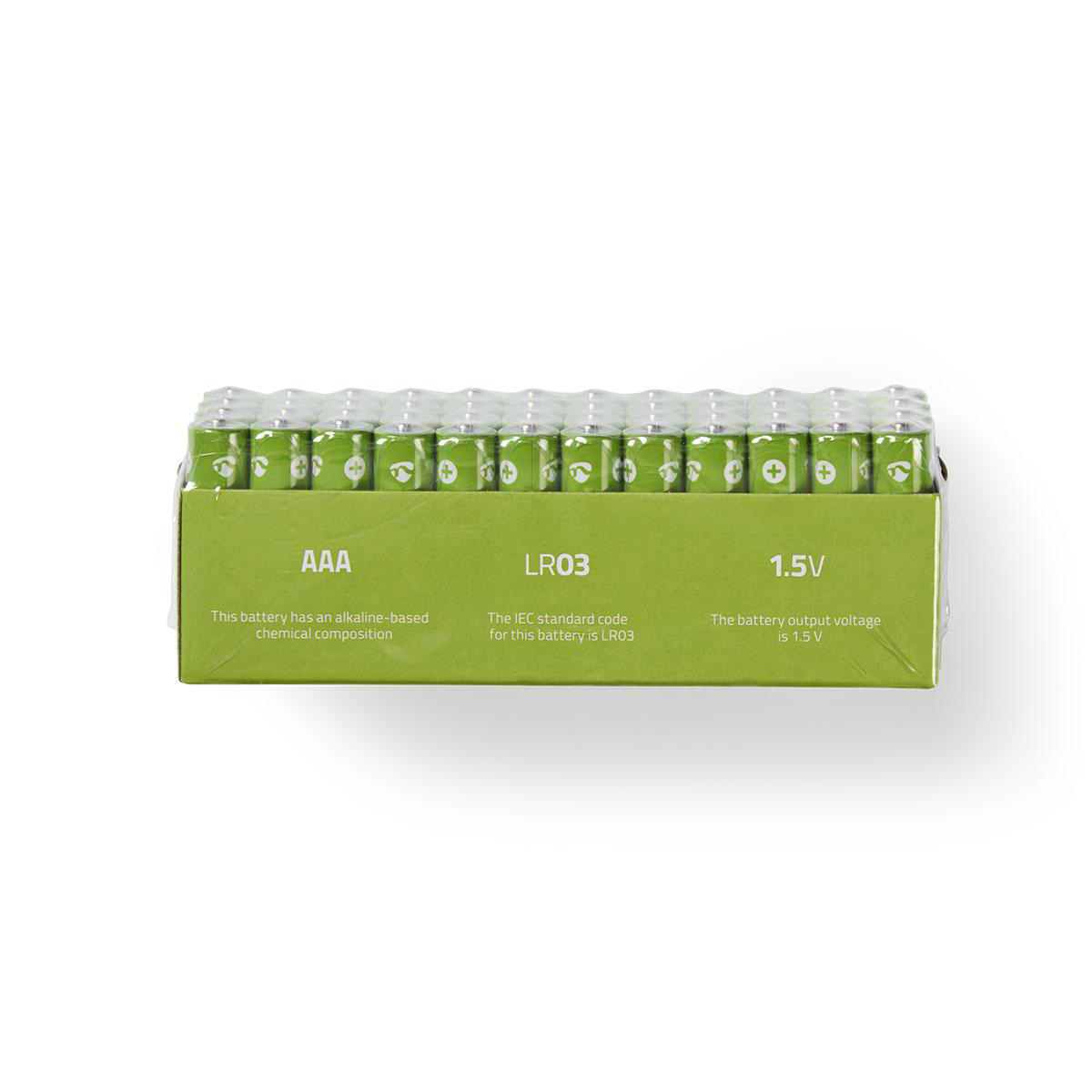 Nedis BAAKLR0348BX Alkali-Batterie AAA 1,5 V | 48 Stück | Box