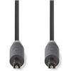 CABW25000AT10 Optisches Audiokabel | TosLink-Stecker |1,0 m | Anthrazit
