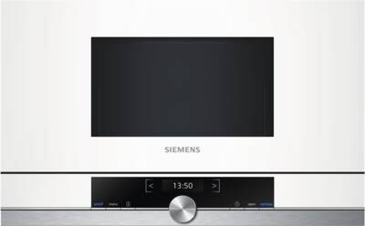 Siemens BF634LGW1 Einbau Mikrowellengerät 900W 60cm Gerätemaße (HxBxT): 382 x 594 x 318 mm, Weiß
