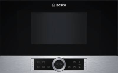 Bosch BFR634GS1 Einbau Mikrowelle Edelstahl Gerätemaße (HxBxT): 382 mm x 594 mm x 318 mm 