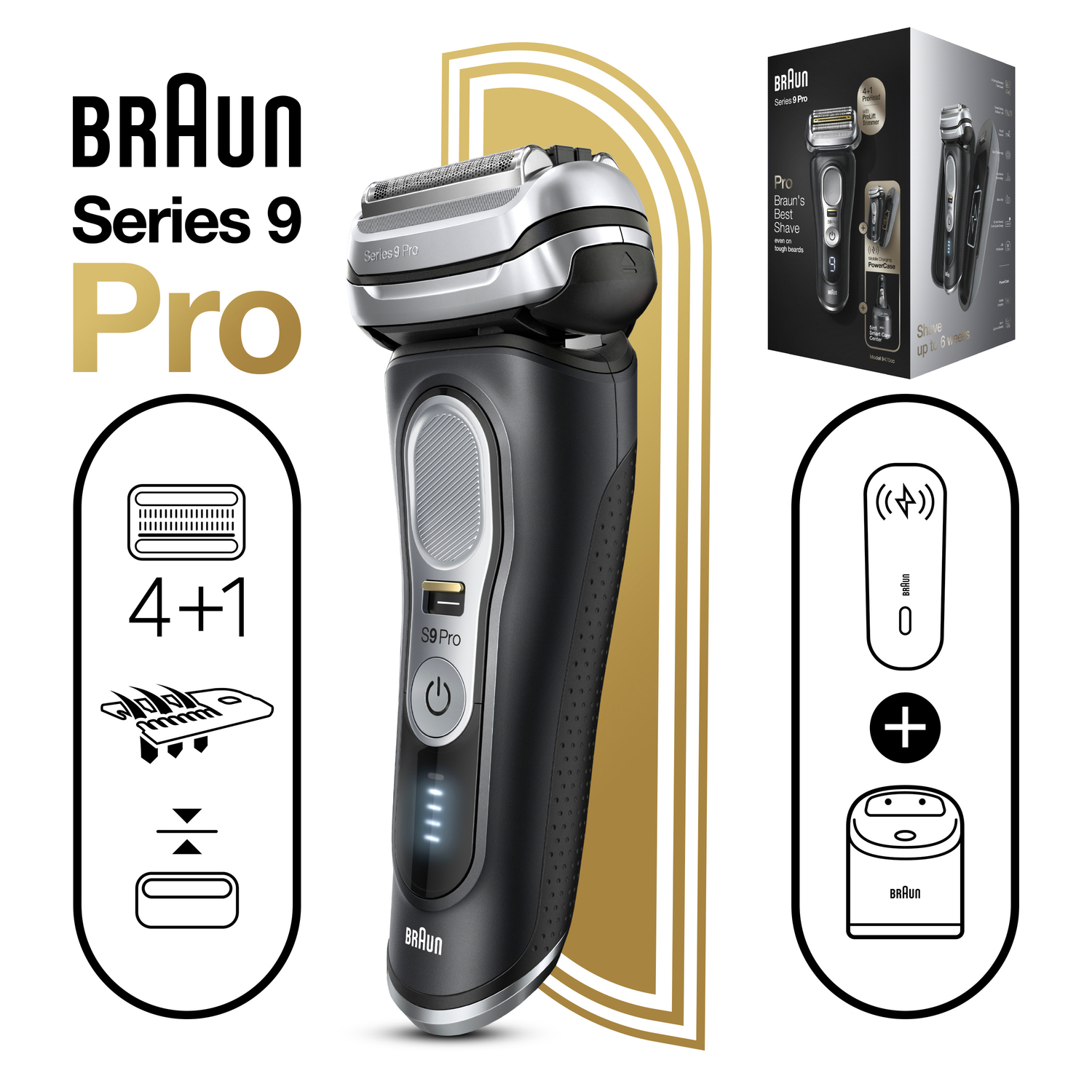 Braun Personal Care Series 9 Pro 9470cc Elektrorasierer 4210201394372 |  Akatronik - Haus der Elektronik