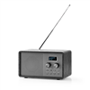 RDDB5110BK DAB + Radio Tisch Ausführumg | DAB+ / FM | 1.3 "  Scharz-weiß Monitor | Stromversorgung über USB | Digital