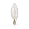 LBFE14C351 LED-Filament-Lampe E14 Kerze | 2 W | 250 lm | 2700 K | Warmweiss | 1 Stück | Klar