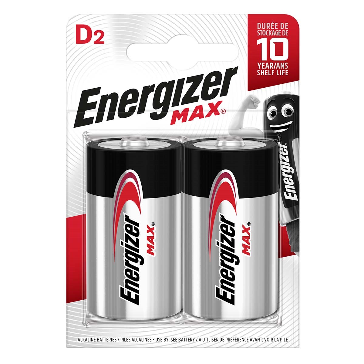 Energizer EN-MAXD2 Alkaline Batterie D 1.5 V DC | 2-Blister
