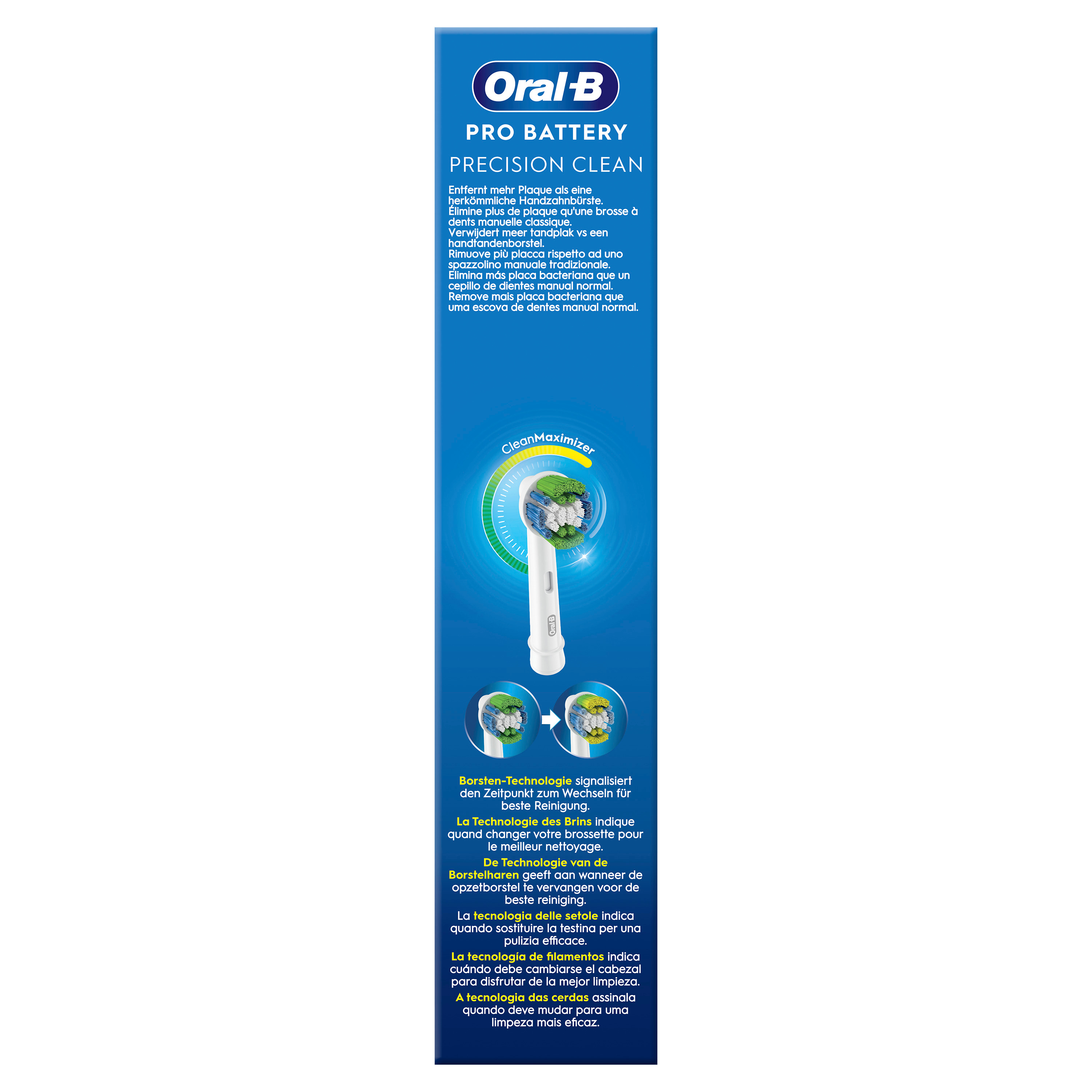 Oral-B Pro batteriebetriebene Zahnbürste Weiß 