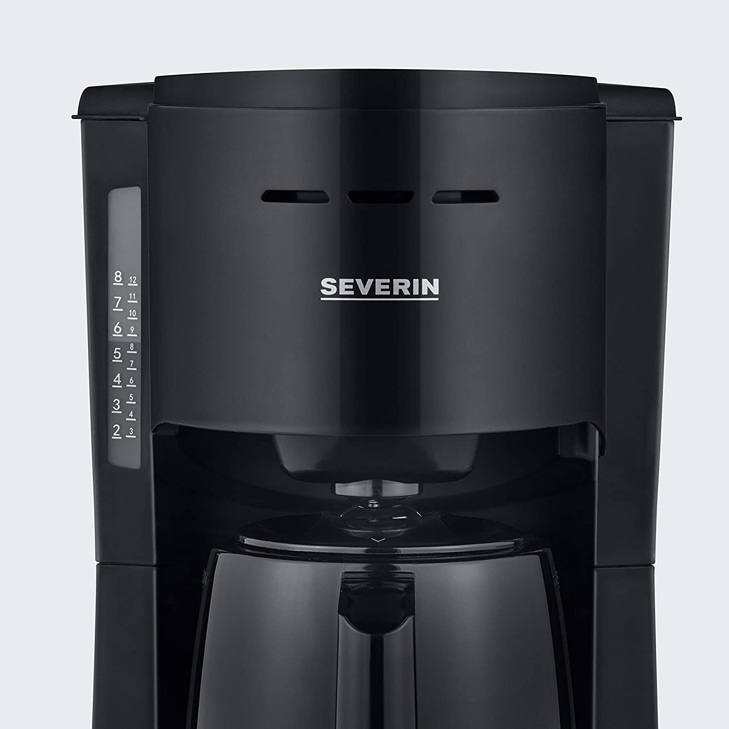 Severin KA9252 Filterkaffemaschine  mit 2 Termokannen schwarz 1 liter