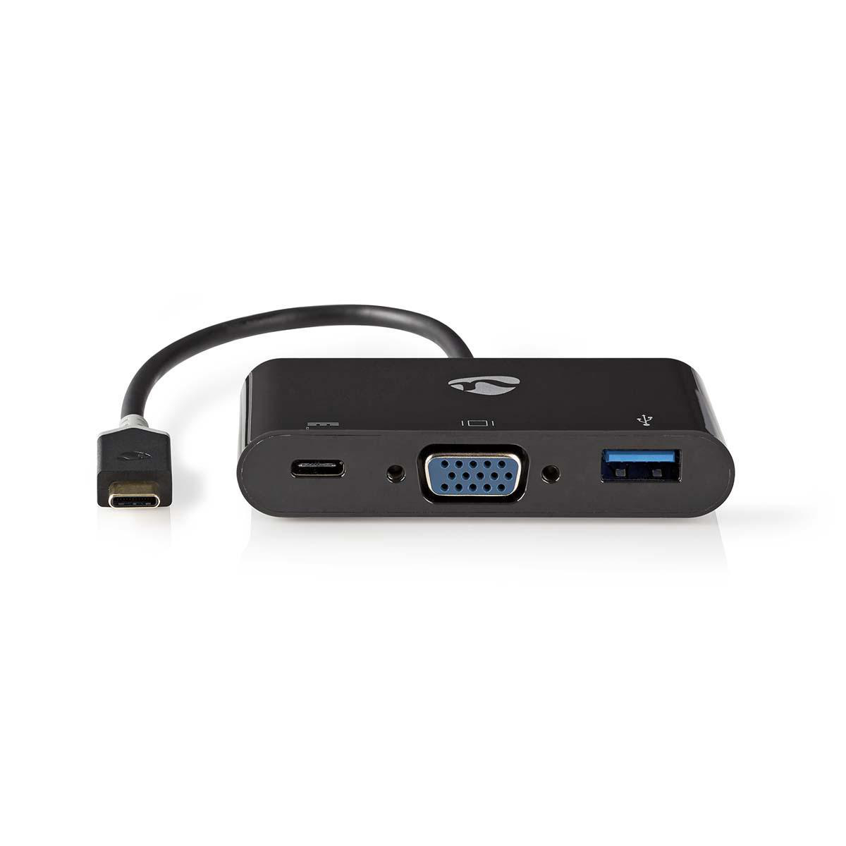 Nedis CCBW64760AT02 USB Multi-Port-Adapter USB 3.2 Gen 1 | USB-C™ Stecker | USB-A Buchse/ USB-C™ Buchse