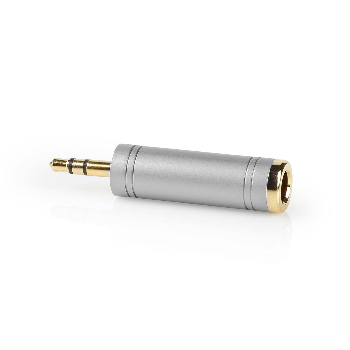 Nedis CAGC22935ME Stereo-Audio-Adapter 3.5 mm Stecker | 6.35 mm Buchse | Vergoldet 