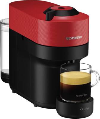 Krups XN9205 Nespresso Vertuo Pop Red Kaffee-Kapselmaschine