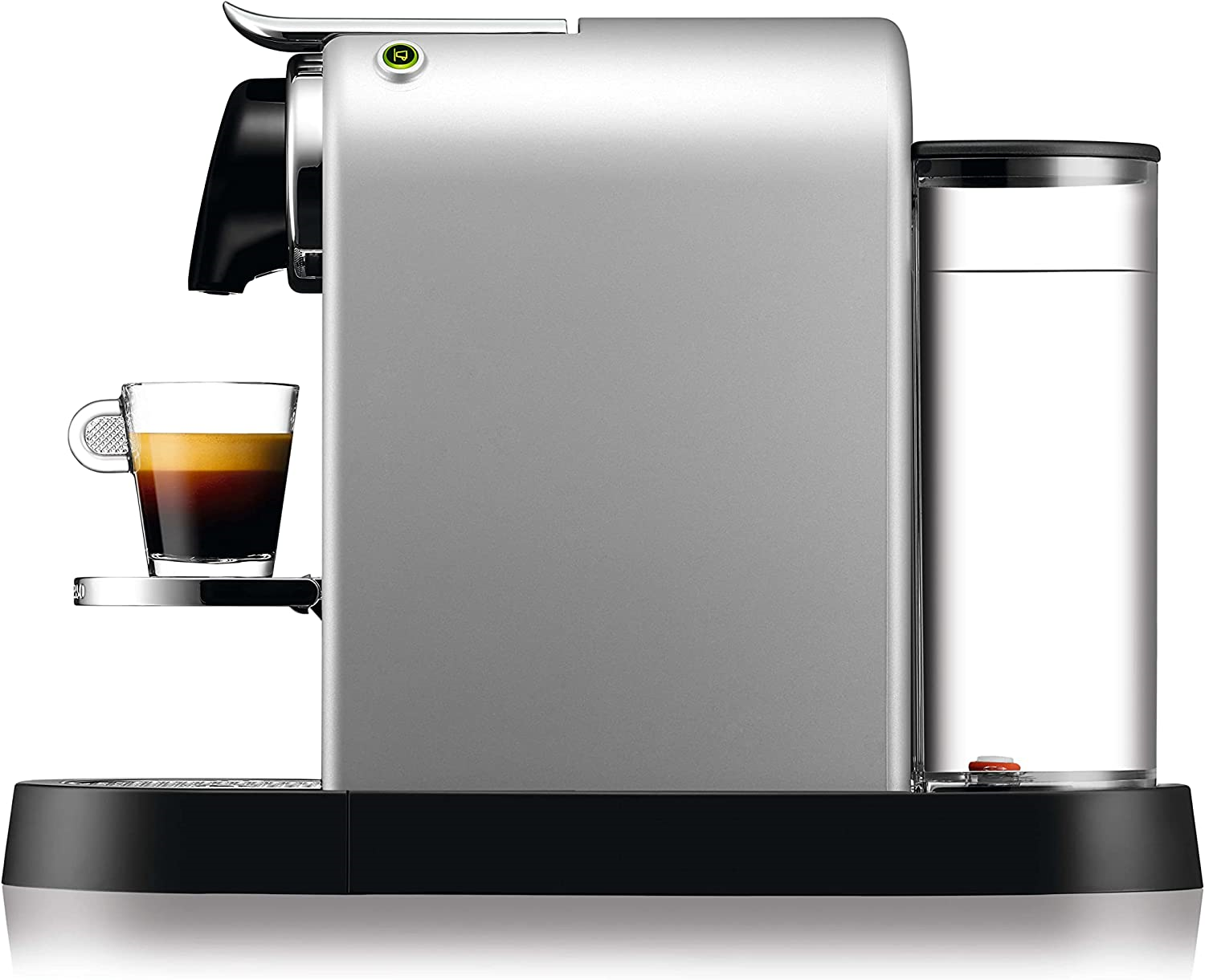 Krups XN741B New CitiZ Nespresso Kaffeekapselmaschine, silber