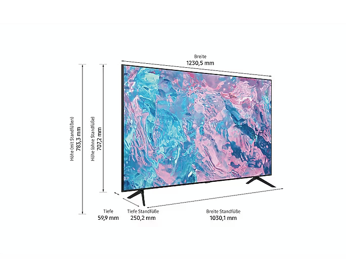 Samsung UE55CU7170 (2023) 55"(139 cm) Crystal UHD Fernseher SmartTV ,4K 