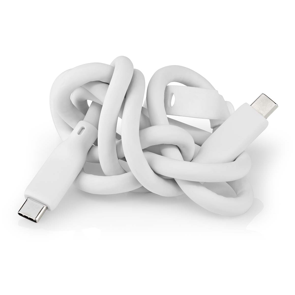 Nedis CCGB64800WT15 USB-Kabel USB 3.2 Gen 1 | USB-C™ Stecker  USB-C™ Stecker | 60 W | 8K@30Hz | 5 Gbps | Vernickelt | 1.50