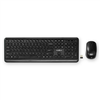 KBMCW100BKUS Maus und Tastatur-Set Wireless QWERTY | US!! Maus- und Tastaturverbindung: USB | 800 / 1200 / 1600 dpi | 
