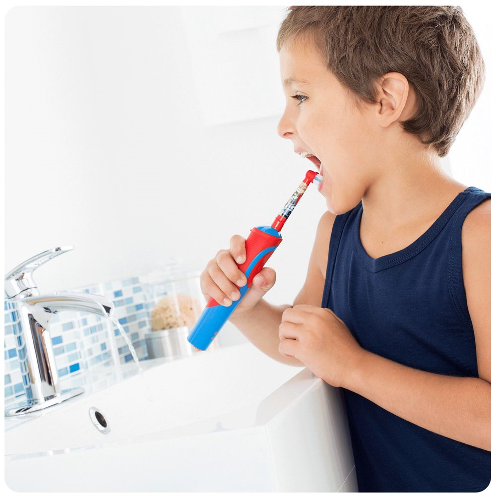 Oral-B Vitality Kids Elektrische Kinderzahnbürste Blau/Rot 