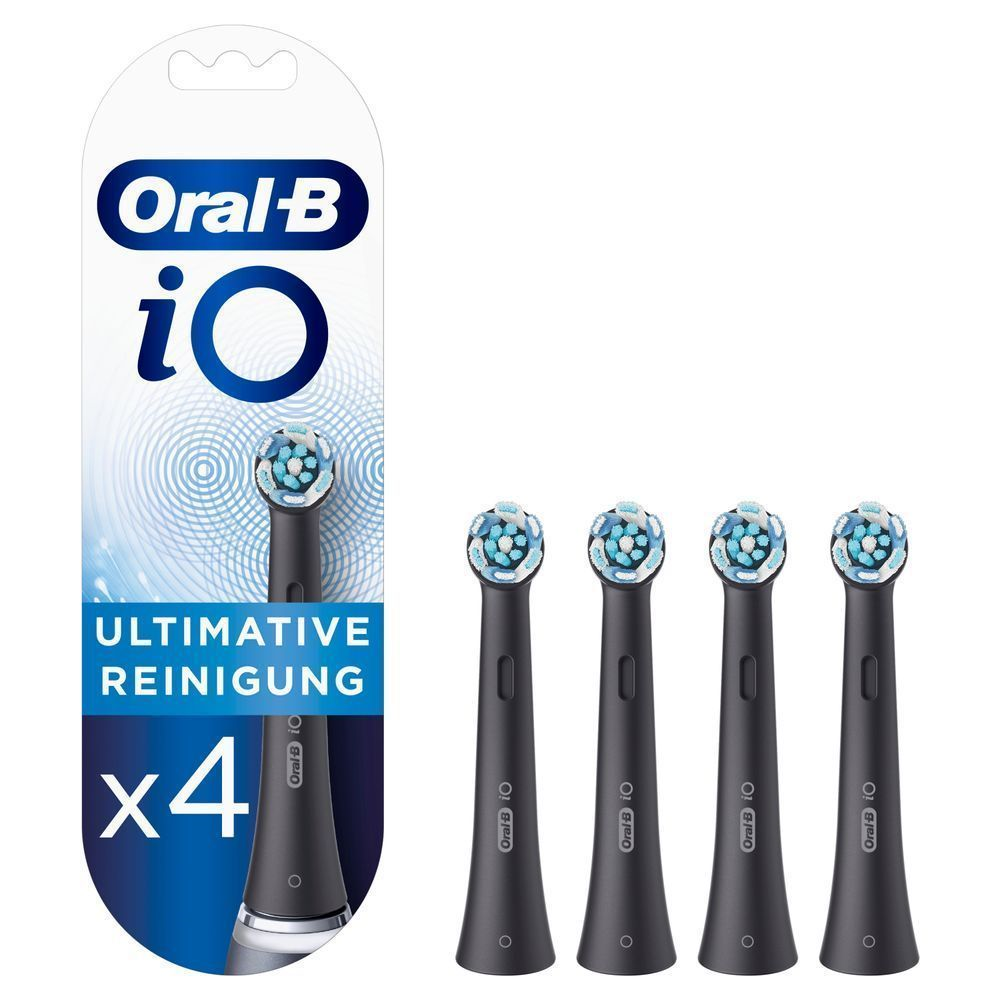 Oral-B iO Black Ultimative Reinigung Aufsteckbürsten 4er 