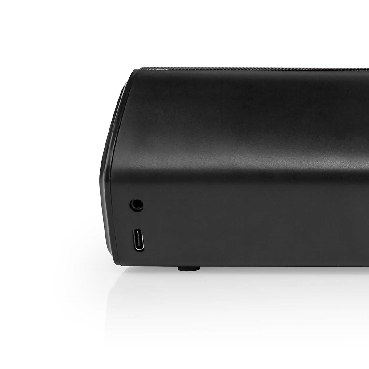 Nedis SPBT2006BK  Bluetooth®-Lautsprecher max. Batteriespielzeit: 6 Std | Tisch Design | 18 W | Stereo