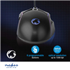 GMWD510BK Gaming Mouse Verdrahtet 1.5m LED 800 / 1200 / 2400 / 3200 / 4800 / 7200 dpi | Einstellbar DPI