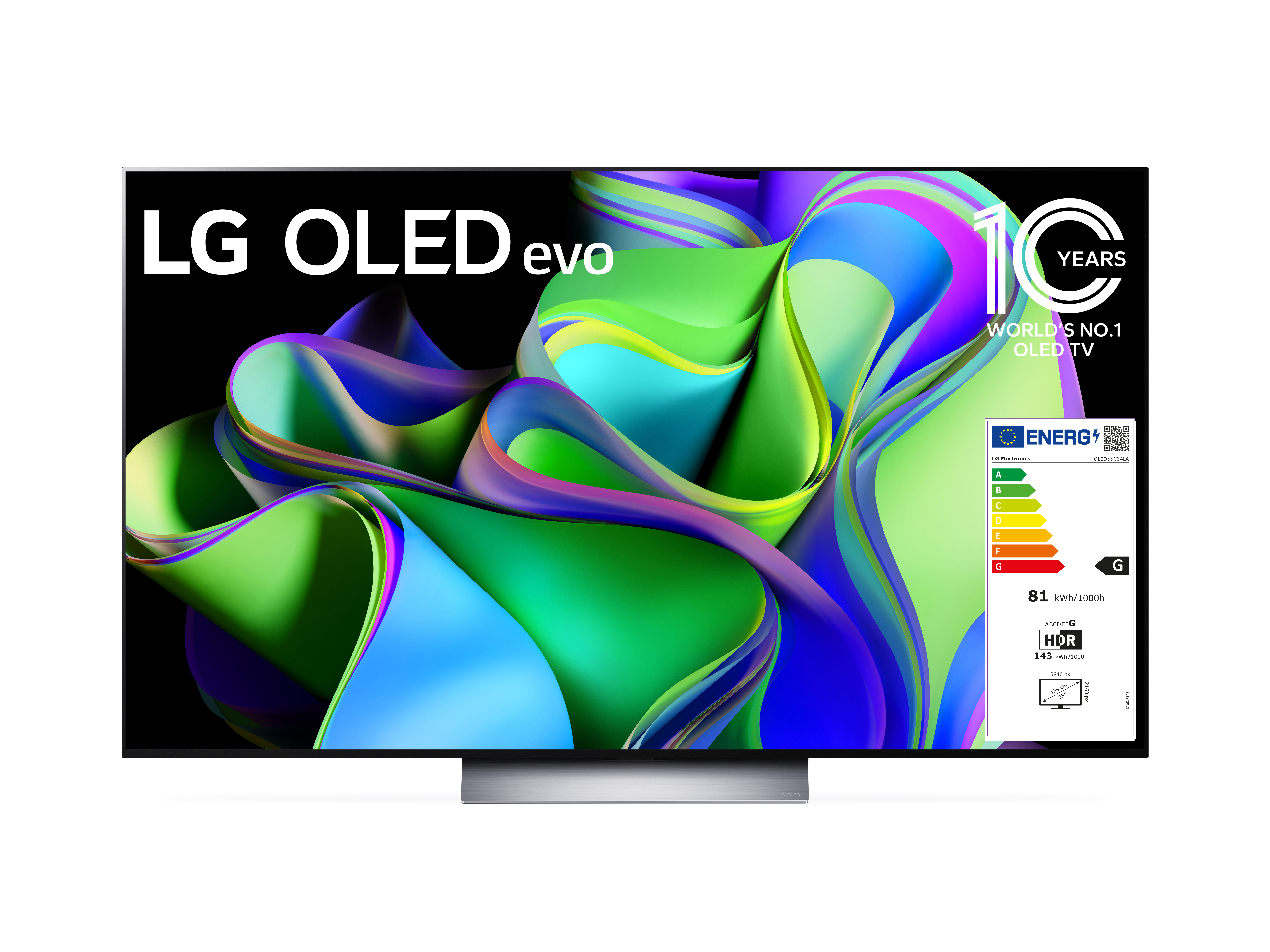 LG OLED55C34LA  4K OLED evo TV 139 cm (55") Fernseher 