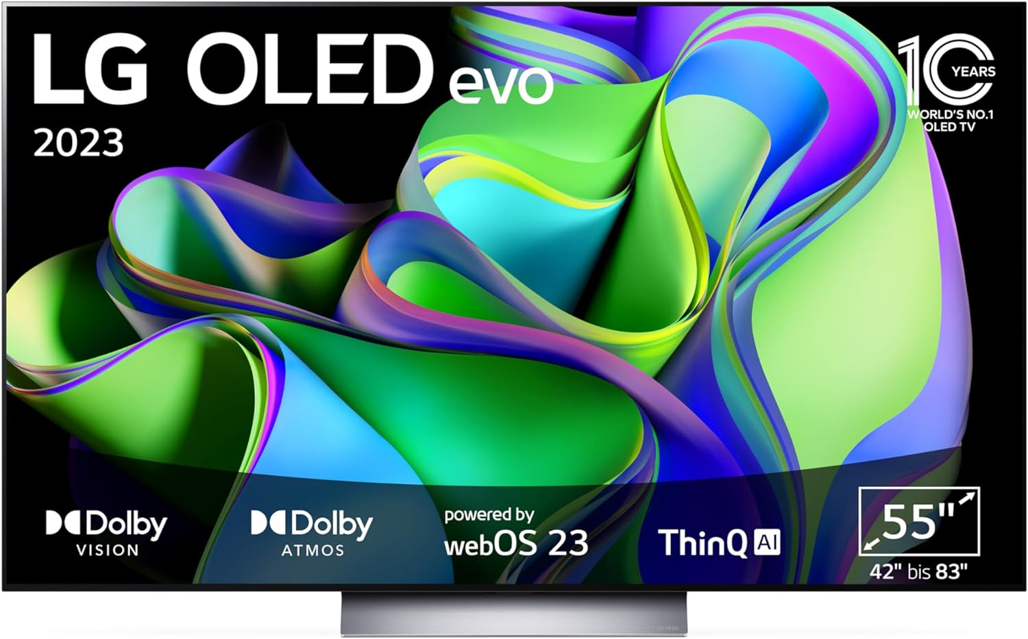 LG OLED55C31LA 4K UHD HDR DVB-T2/HEVC SmartTV Fernseher 