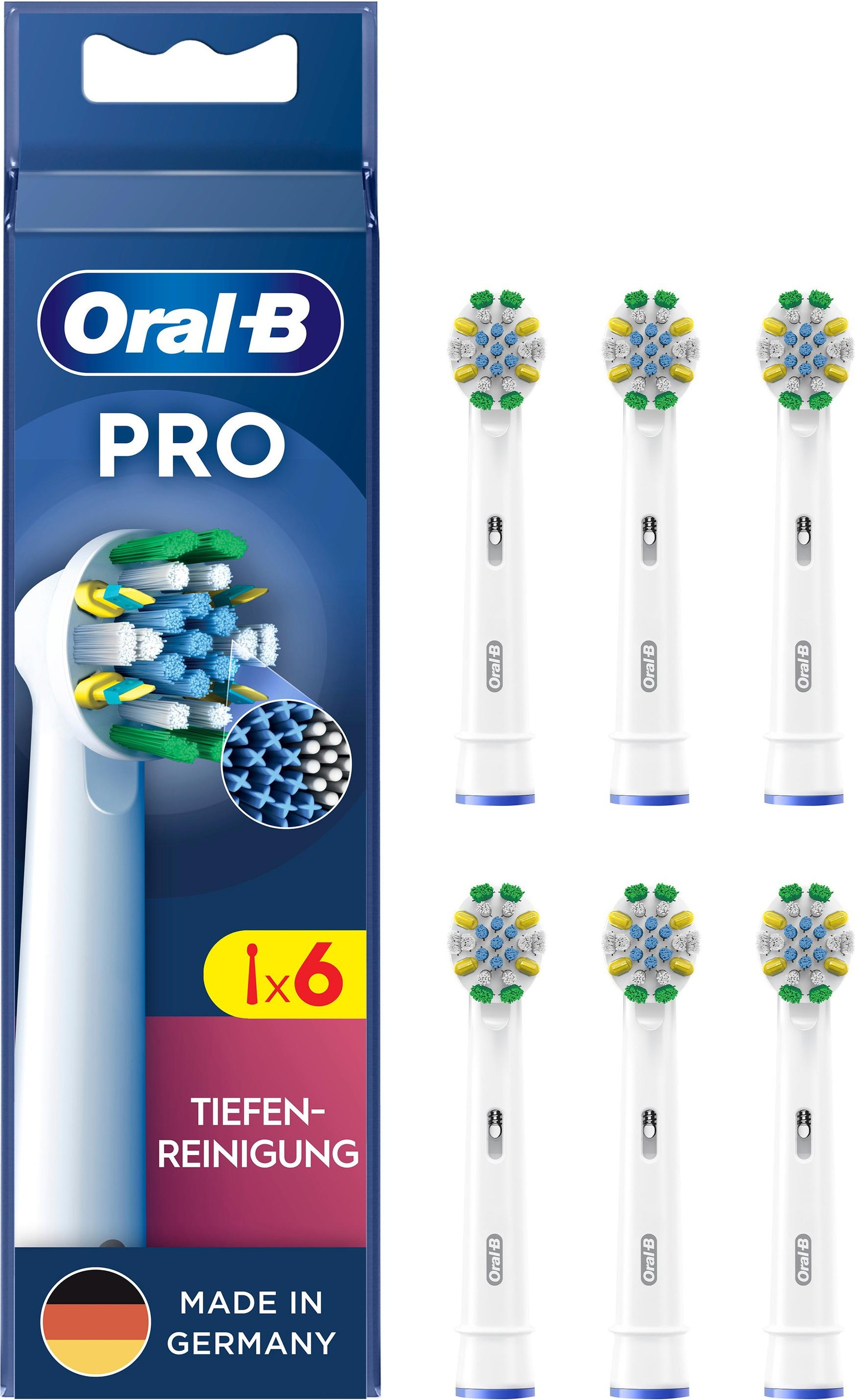 Oral-B Aufsteckbürsten Tiefenreinigung Clean Maximizer 6er 