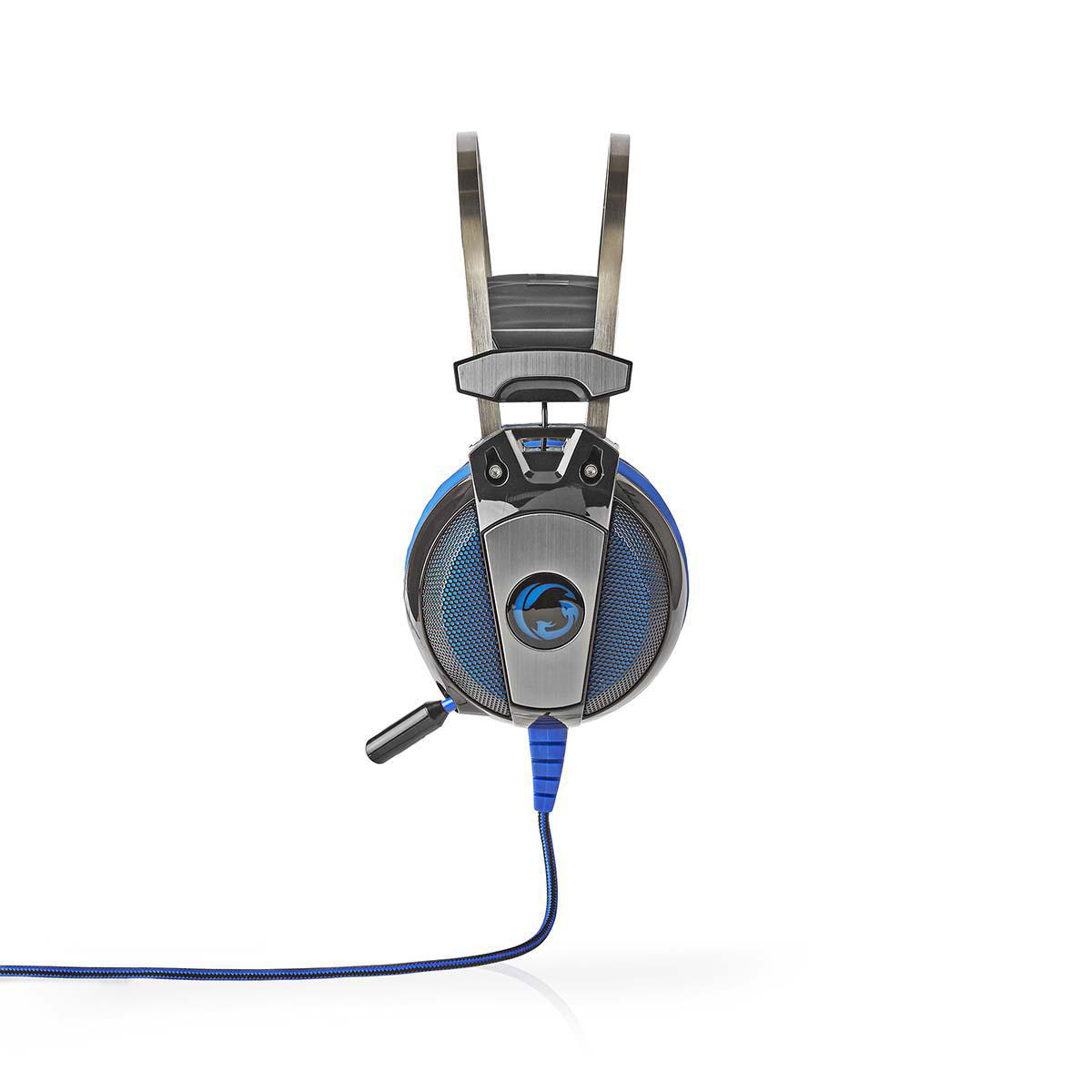 Nedis GHST500BK Gaming Headset Über Ohr Surround | USB Type-A | Biegbar & einziehbare Mikrofon