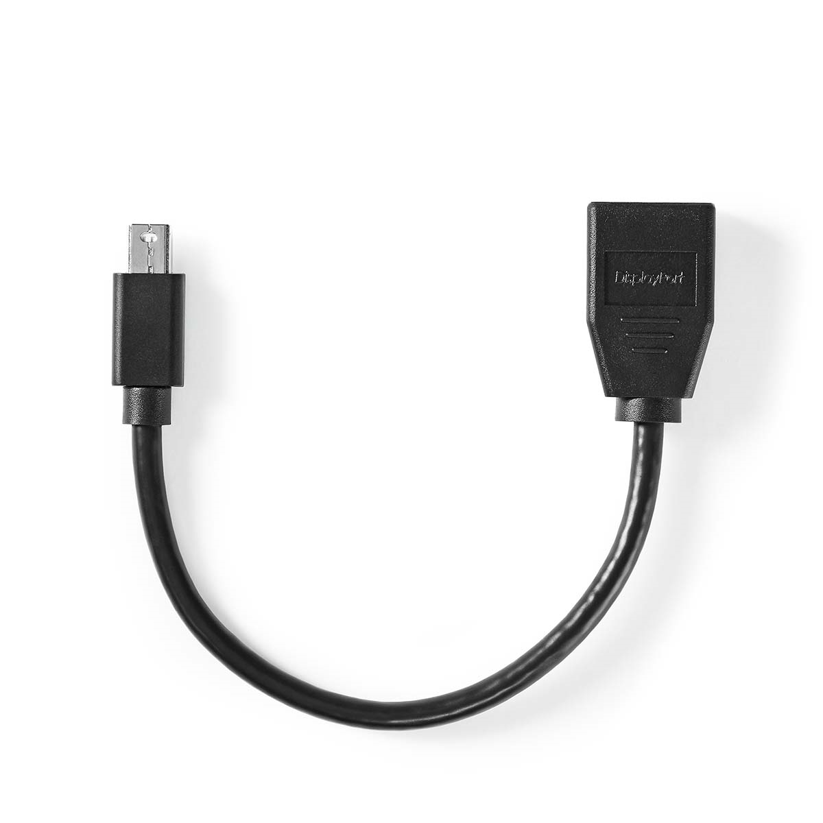 Nedis CCGB37454BK02 Mini Displayport-Kabel(Adapter) DisplayPort 1.4 |Mini DisplayPort Stecker|DisplayPort Buchse
