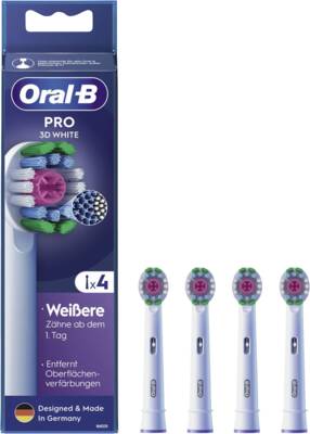Oral-B Aufsteckbürsten Pro 3D White 4er 8006540860960 