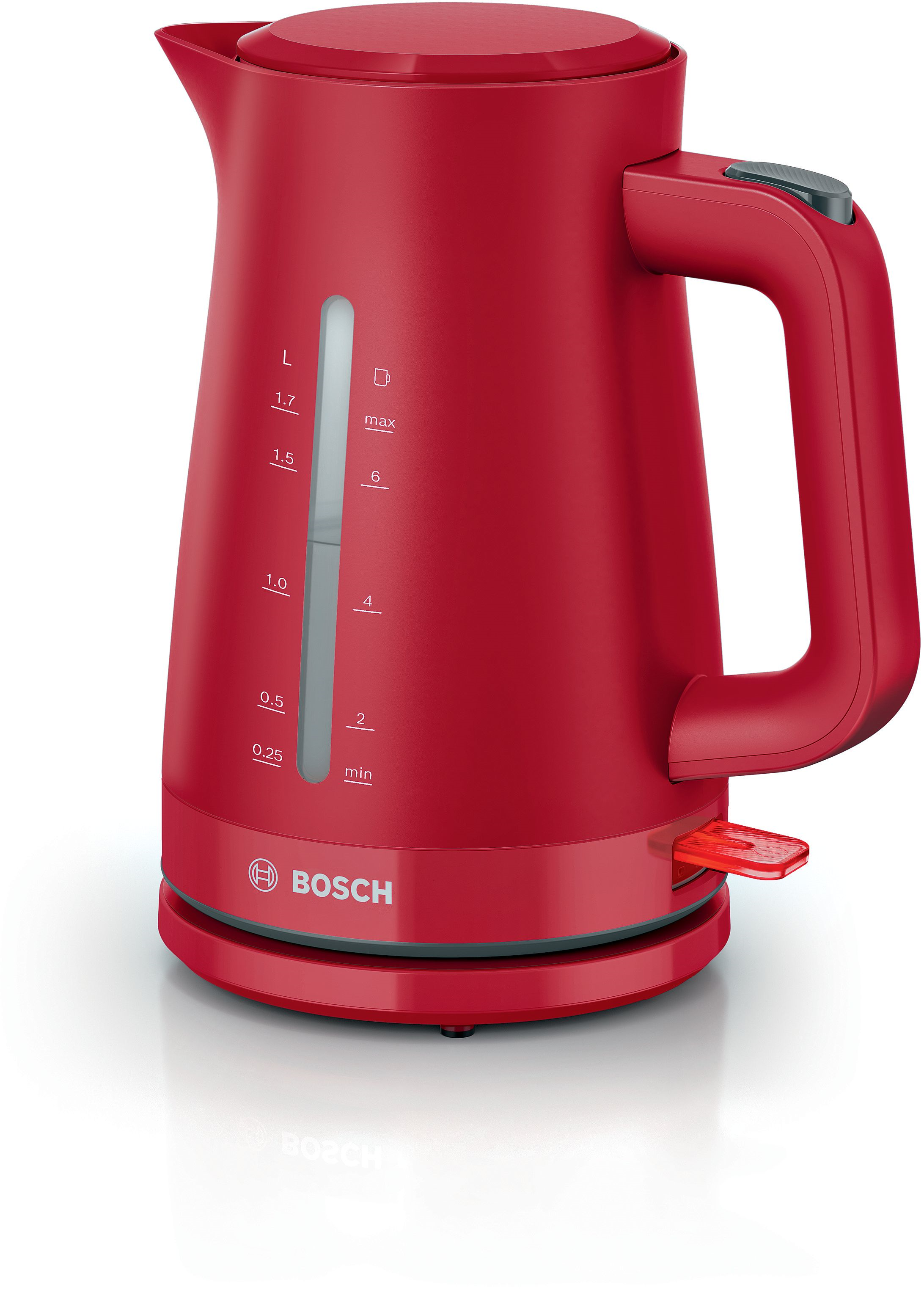 Bosch TWK3M124 MyMoment Wasserkocher 1.7 l, Rot 