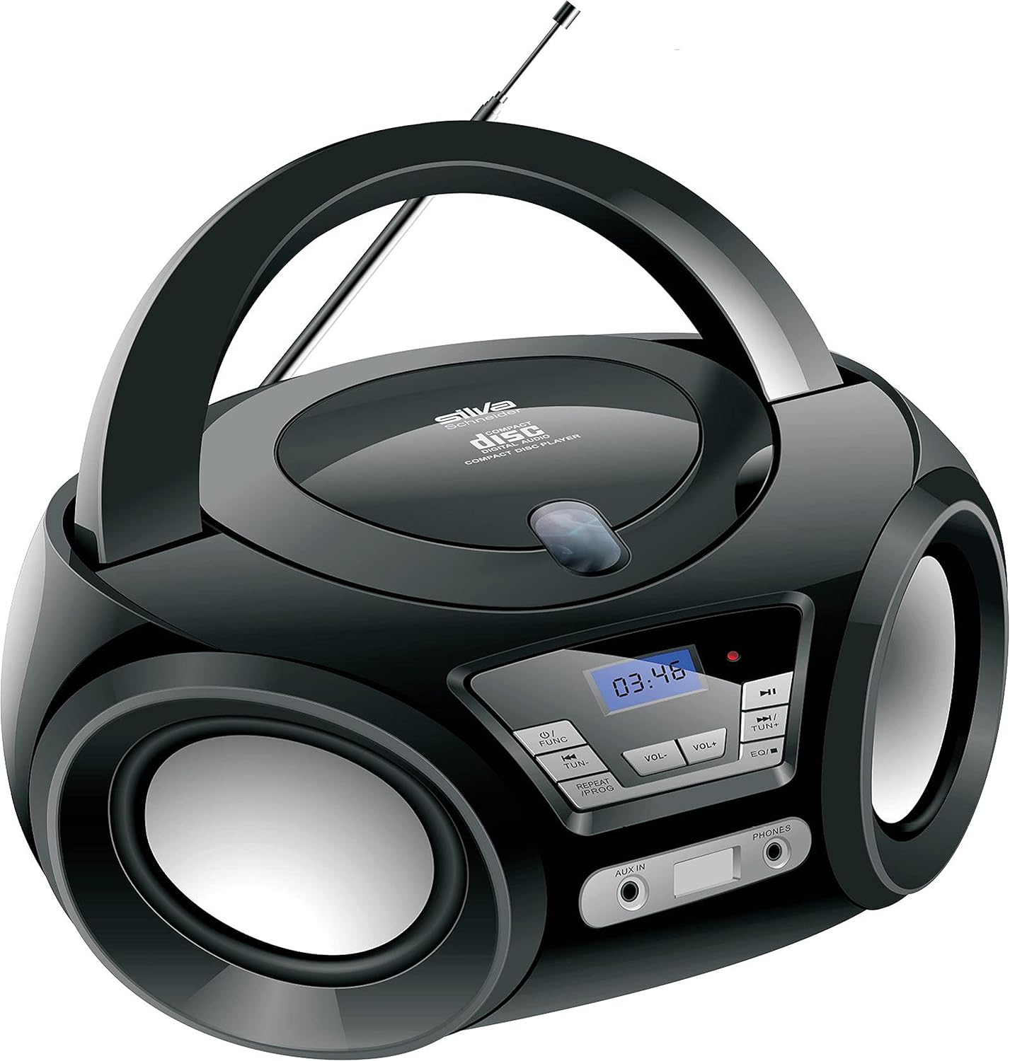 Silva Schneider PCD 19.1 Portable Radio-/CD-Player schwarz 210715