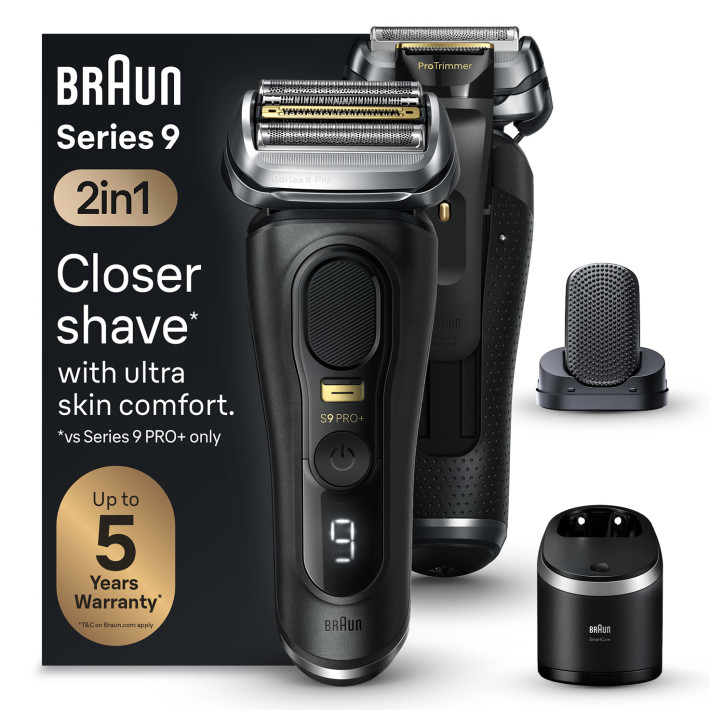 Braun Personal Care Series 9 - 9590cc System wet&dry Elektrorasierer Atelier Black