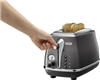 CTOT2103.GY Icona Metallics Toaster Grau