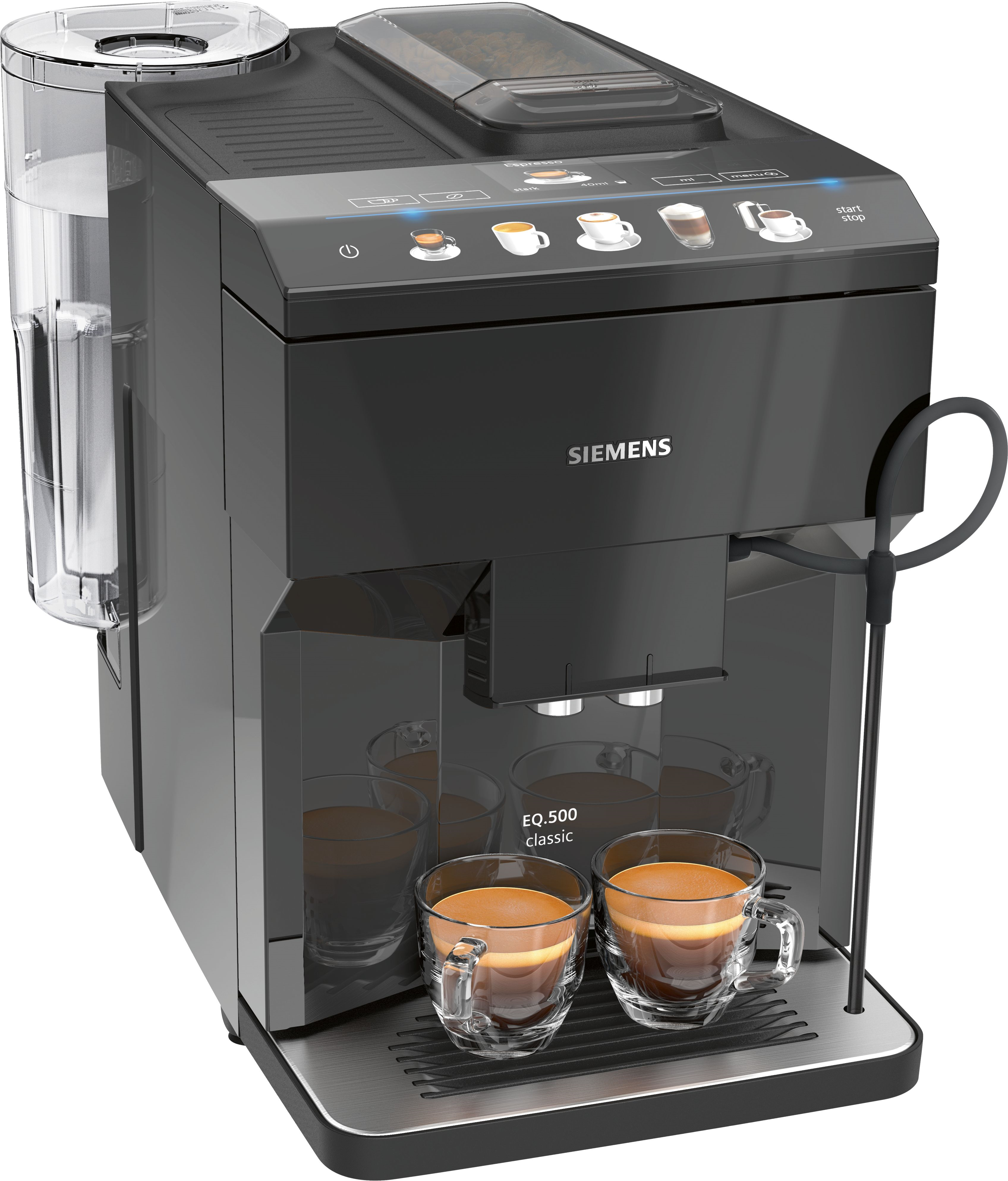 Siemens TP501D09 EQ.500 classic  Kaffeevollautomat Schwarz 