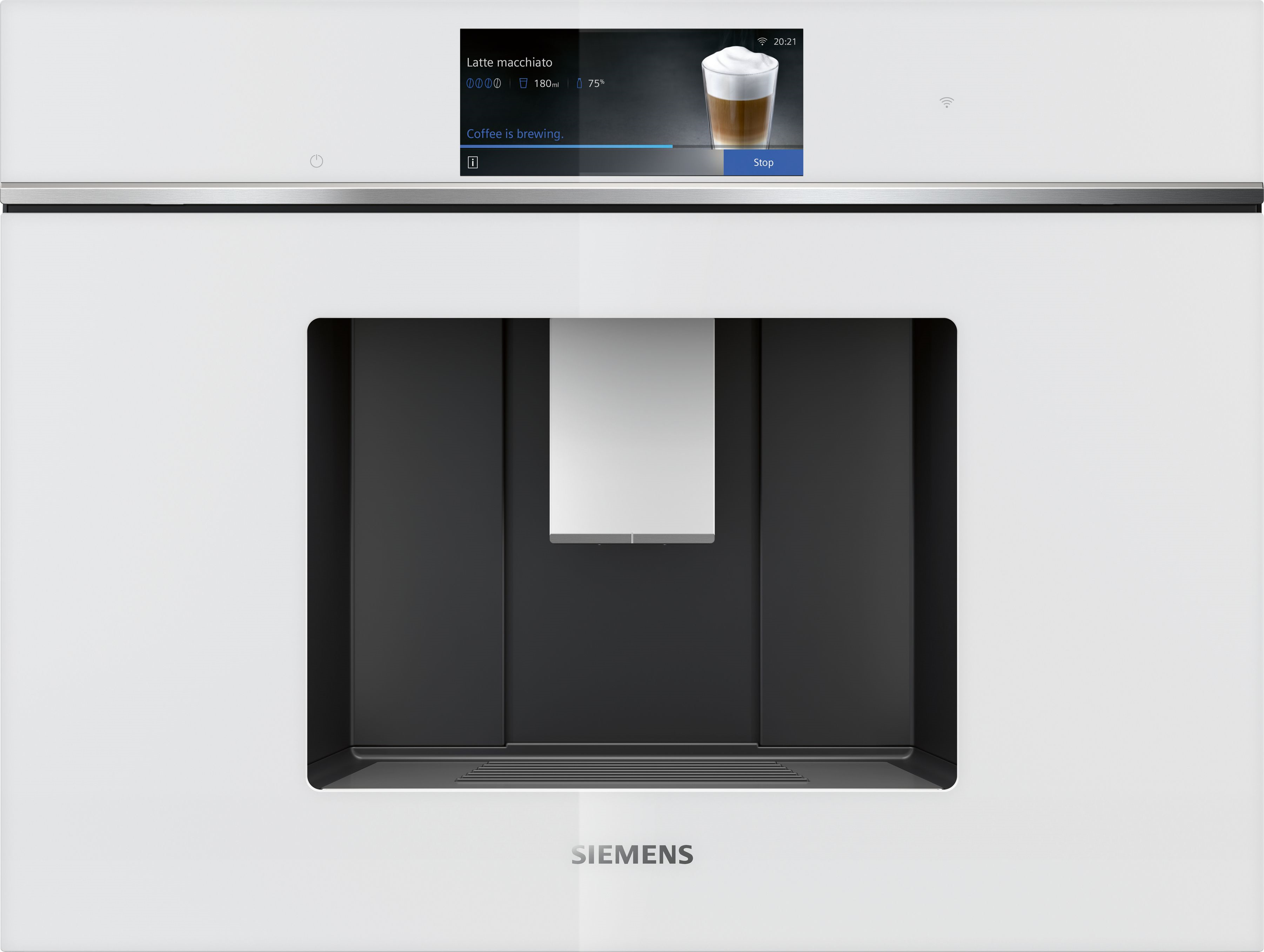 Siemens CT718L1W0 iQ700  Einbau-Kaffeevollautomat Weiß 