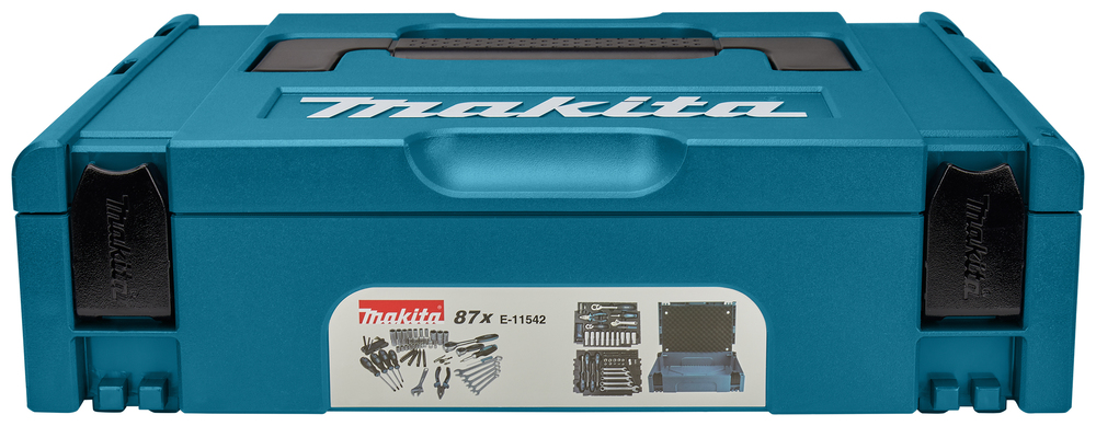 Makita E-11542 Handwerkzeugset im MAKPAC 87-tlg 