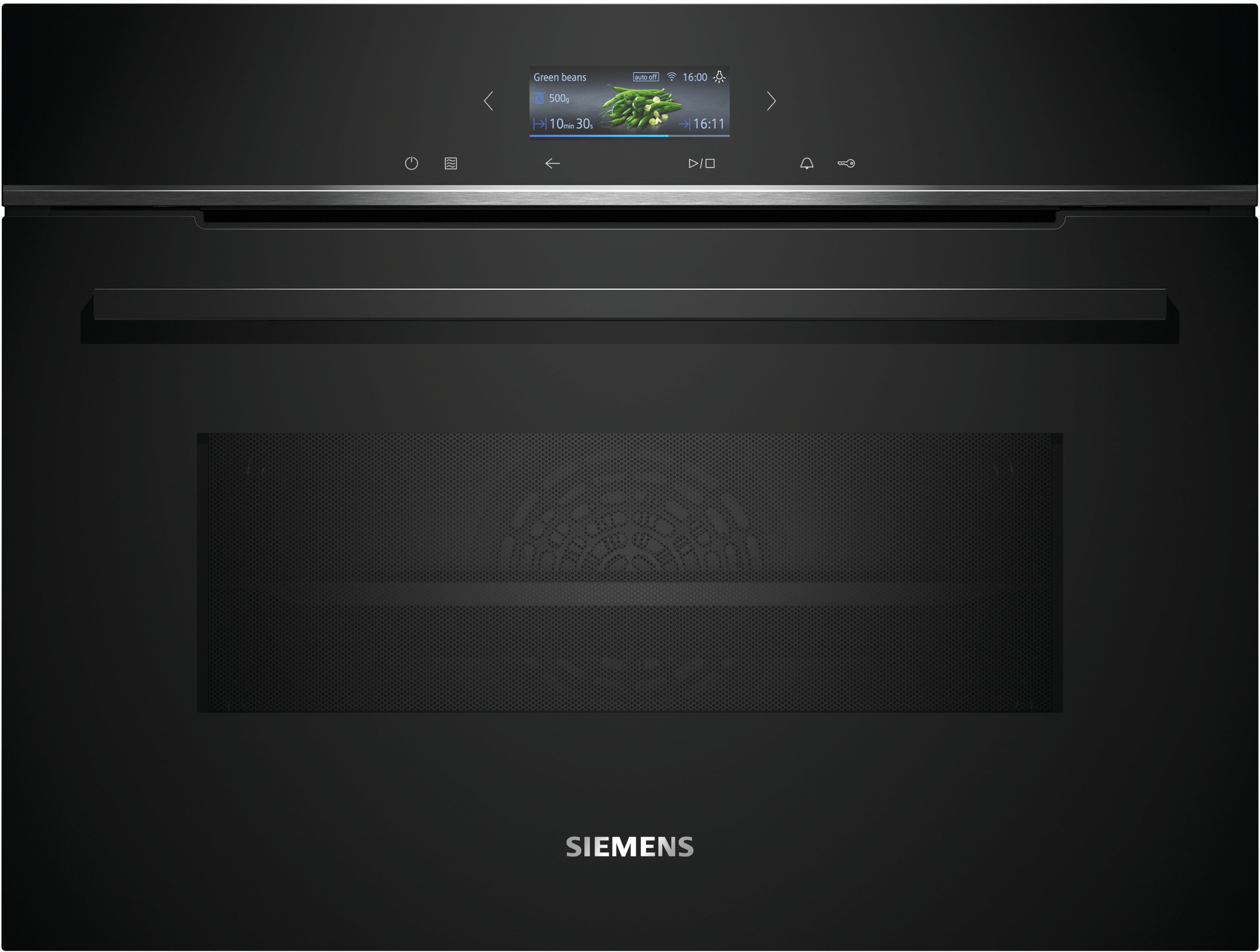 Siemens CM724G1B1 iQ700 Einbau-Kompaktbackofen mit Mikrowelle  60 x 45 cm,schwarz