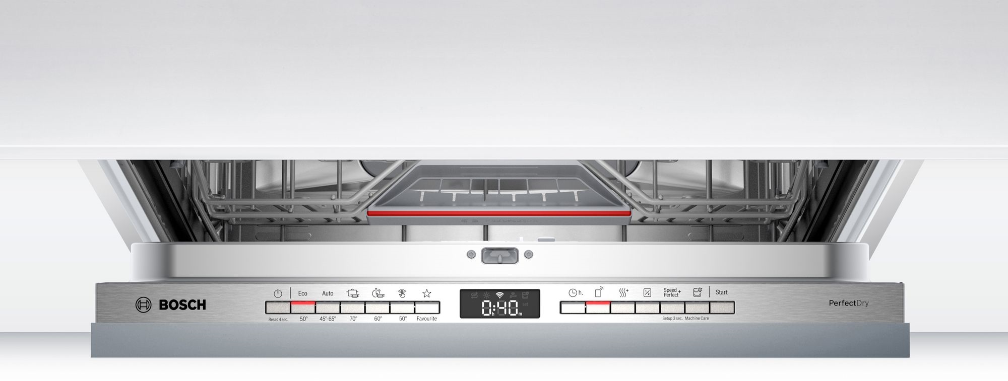 Bosch SMV6ZCX00E Geschirrspüler Einbau vollintegriert 60cm mit Besteckschublade,Home Connect