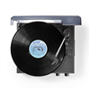 TURN220BN Plattenspieler 33 / 45 / 78 U/min | Riemenantrieb  1x Stereo RCA | 18 W | Eingebauter (Vor) Verstärker